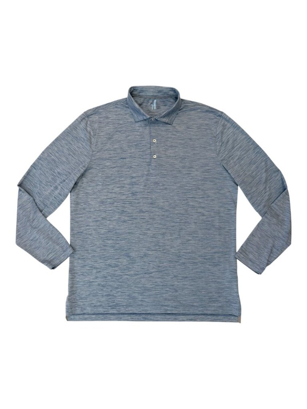 johnnie-O Swing Featherweight Long Sleeve Polo Lake Blue Men's Large